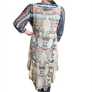 Crochet Lace boho style Cardigan